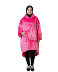 Hoodie blanket pink