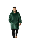 Hoodie blanket green