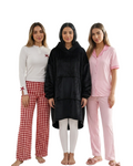 Oversized Blanket Hoodie & Cute Pajama Set