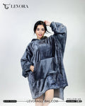 Hoodie blanket grey